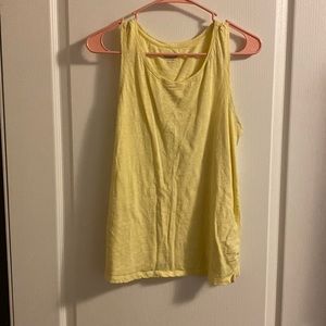 Old Navy Light Yellow Tank Top